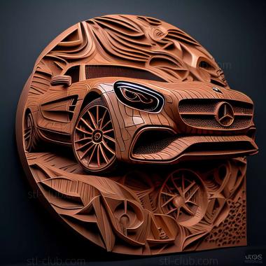 3D модель Mercedes AMG GT (STL)